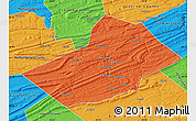 Political Map of Schuylkill County