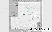 Gray Map of Carbon County