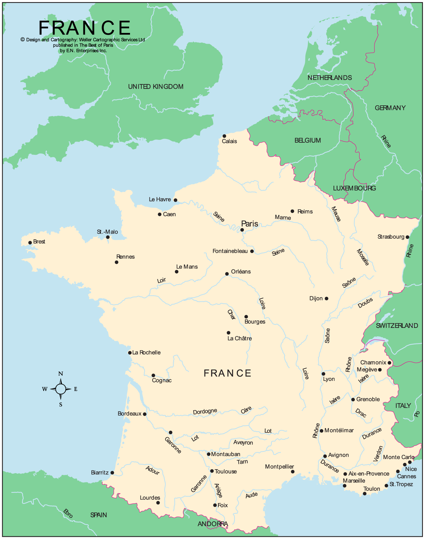 France Political Map With Cities / French Provincial Map Area | Map of ...