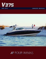 Four Winns V375 Boat Owners Manual page 1