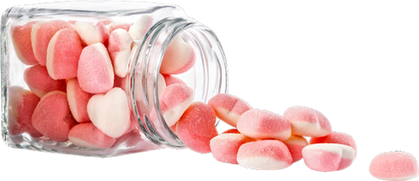 Tube confiserie, bocal de bonbons png - Sweet, candy