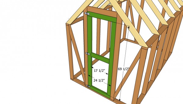 Greenhouse door plans