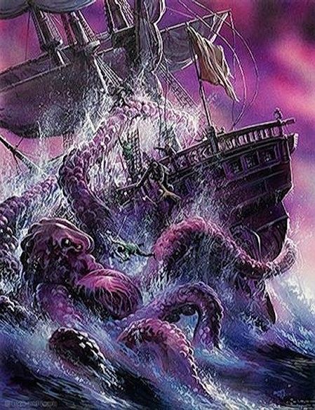 LE KRAKEN ( MYTHOLOGIE )