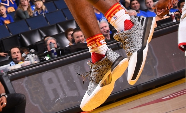  Kevon Looney shoes Adidas Harden Vol.1 