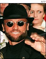 Maurice Gibb was in hospital for an operation on a twisted intestine.