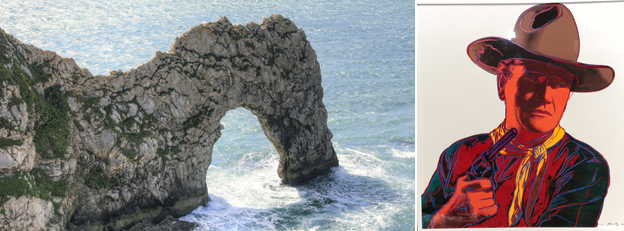 Durdle Door; John Wayne