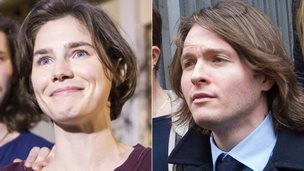 Amanda Knox and Raffaele Sollecito