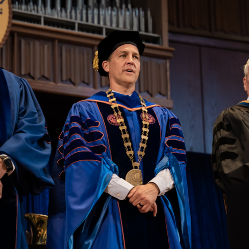 UF President Ben Sasse at his inauguration.