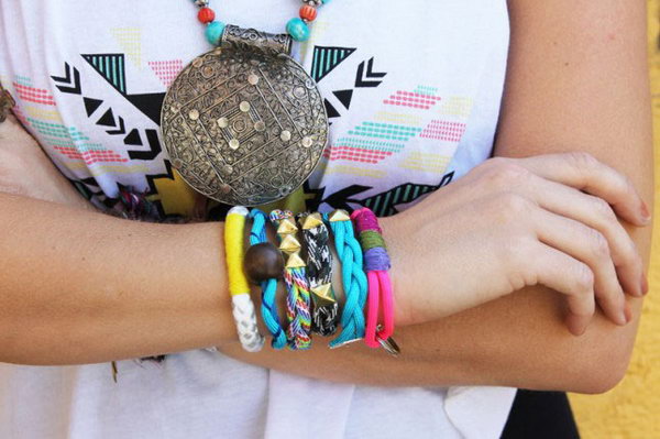 Colorful Rope Bracelets 