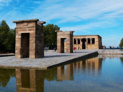 Debod Temple in Madrid