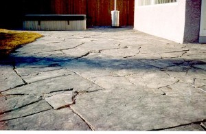 Unique Rundle Stone Slab Patio - no two Rundle Stone slabs are the same