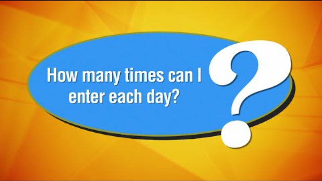 How Many Times can you Enter PCH Each day?