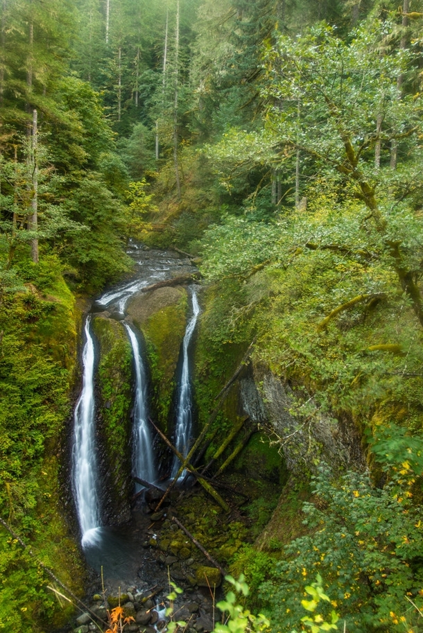 Triple Falls Columbia River Gorge Oregon USA