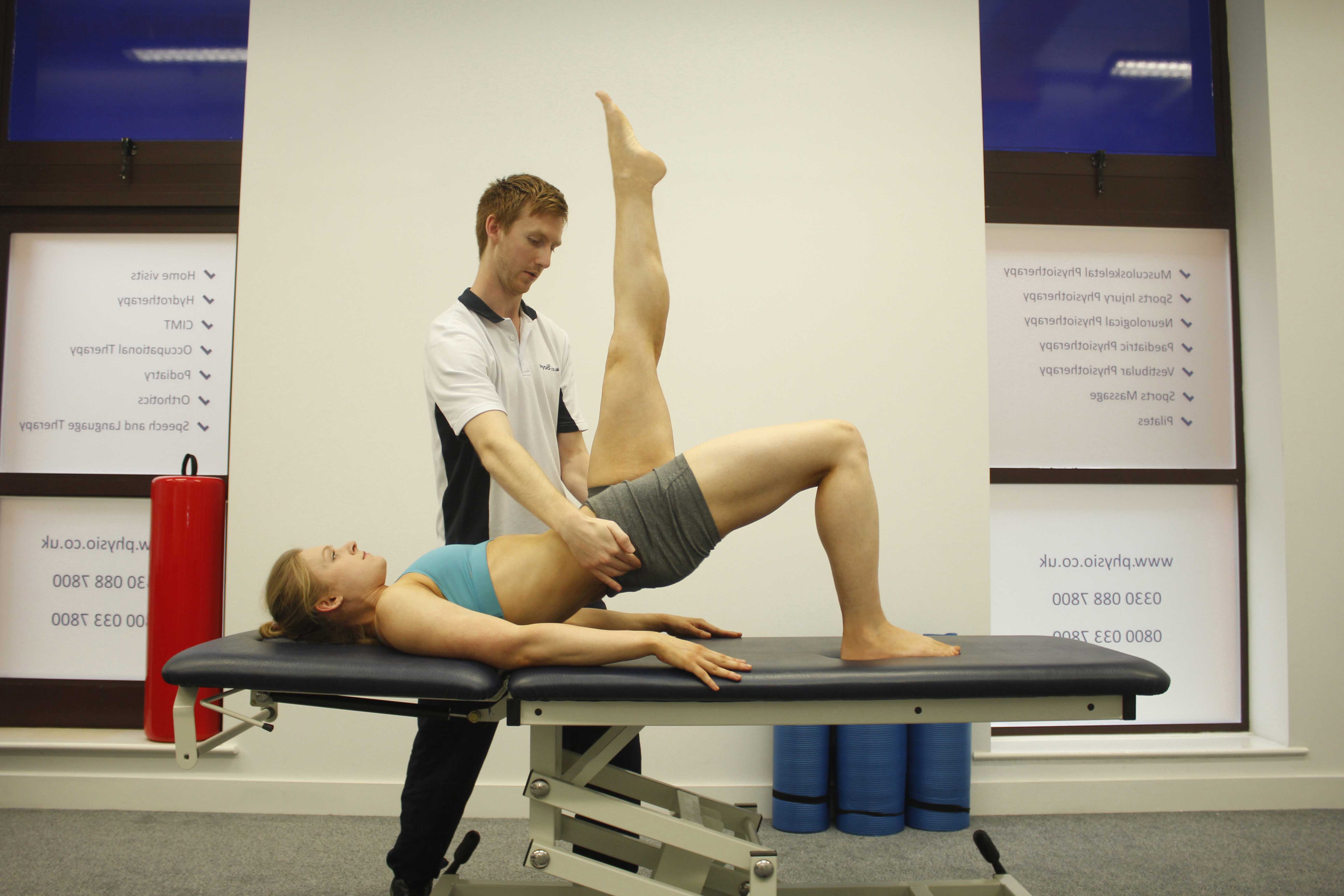 One to One Pilates session with specialist physiotherapist