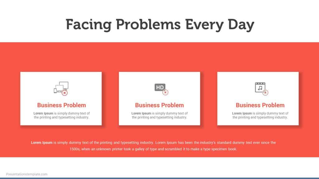 Pitch Deck Problem Slide