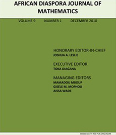 African Diaspora Journal of Mathematics. New Series Logo