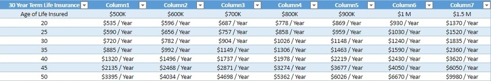 30 Year Term Life Insurance Quotes 09