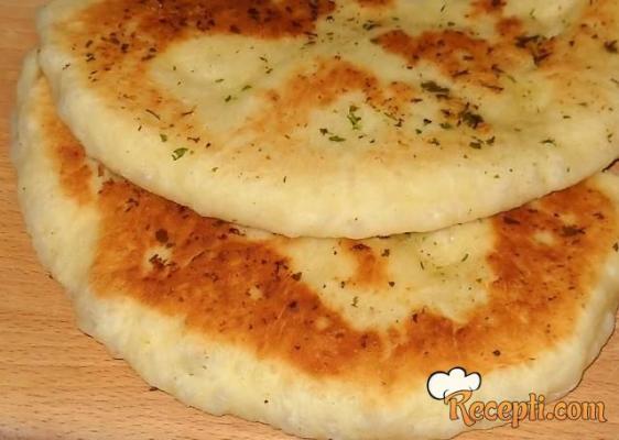 Garlic Parsley Naan