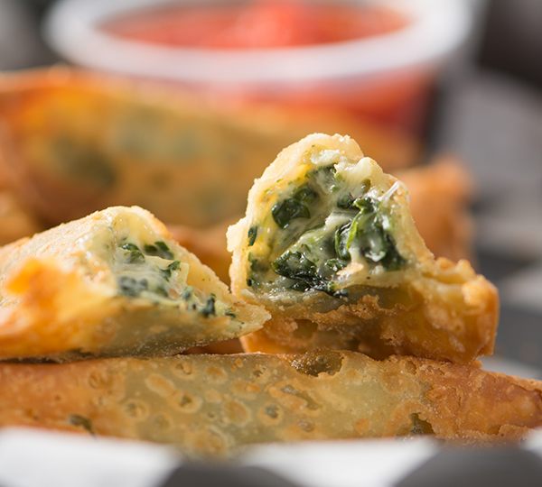 Spinach Artichoke Rangoons