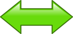 Illustration of green arrows