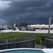 Stunning shelf cloud