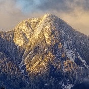 Snowy Mountain top