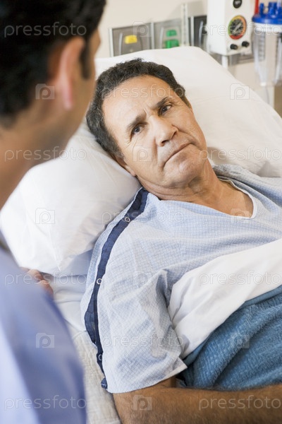 Patient Looking At Doctor