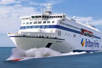 Brittany Ferries' new ship Saint-Malo conducted first LNG bunkering in Portsmouth UK