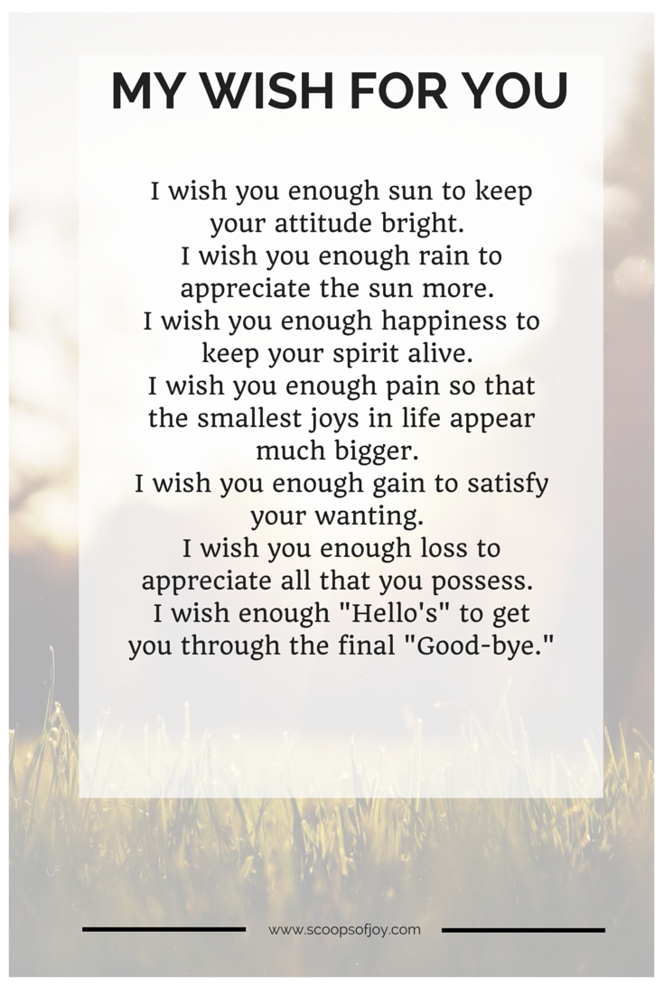 My Wish For You Quotes