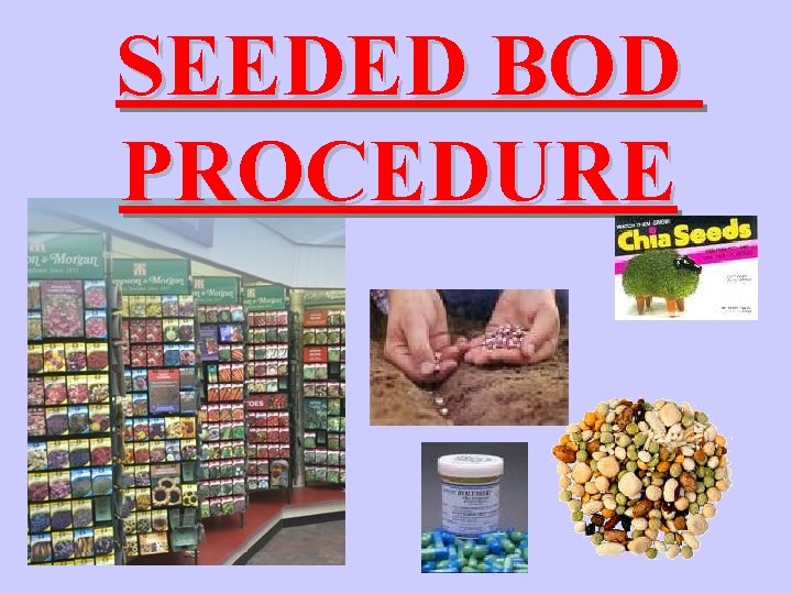 SEEDED BOD PROCEDURE 