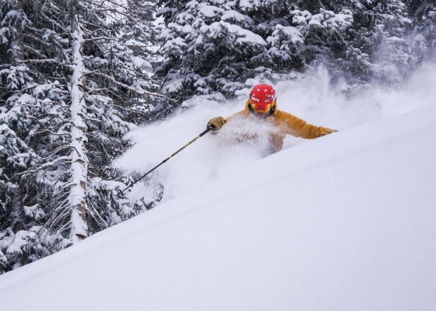 Skier Matt Baydala at Alta this weekend. (Alta's Facebook Page)