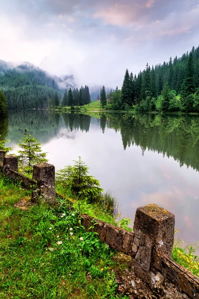 Mountain lake.The Red Lake on Romania