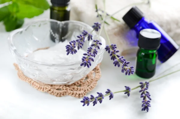 Skin care with herbs and essential oils