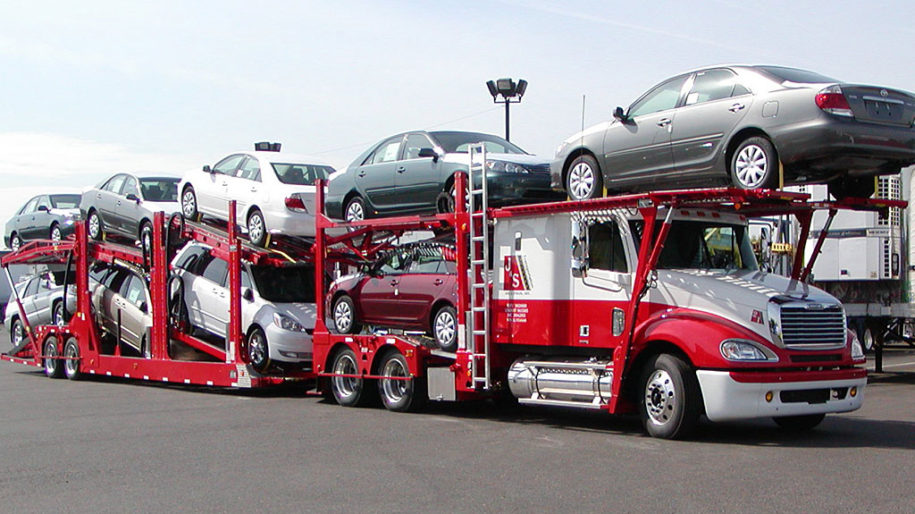 Car transport trailer