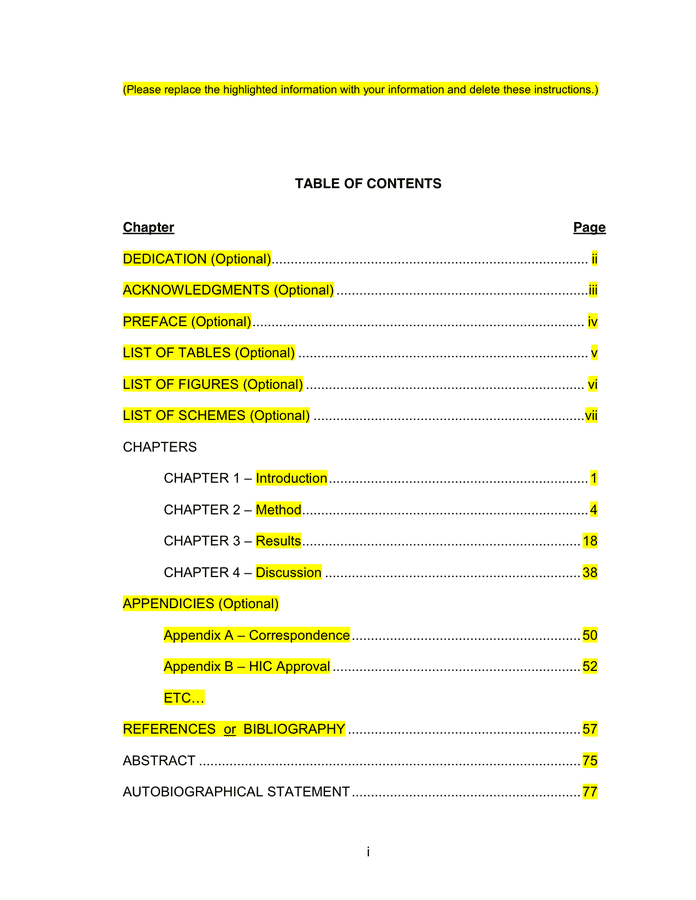 Contents Page Template from static.dexform.com