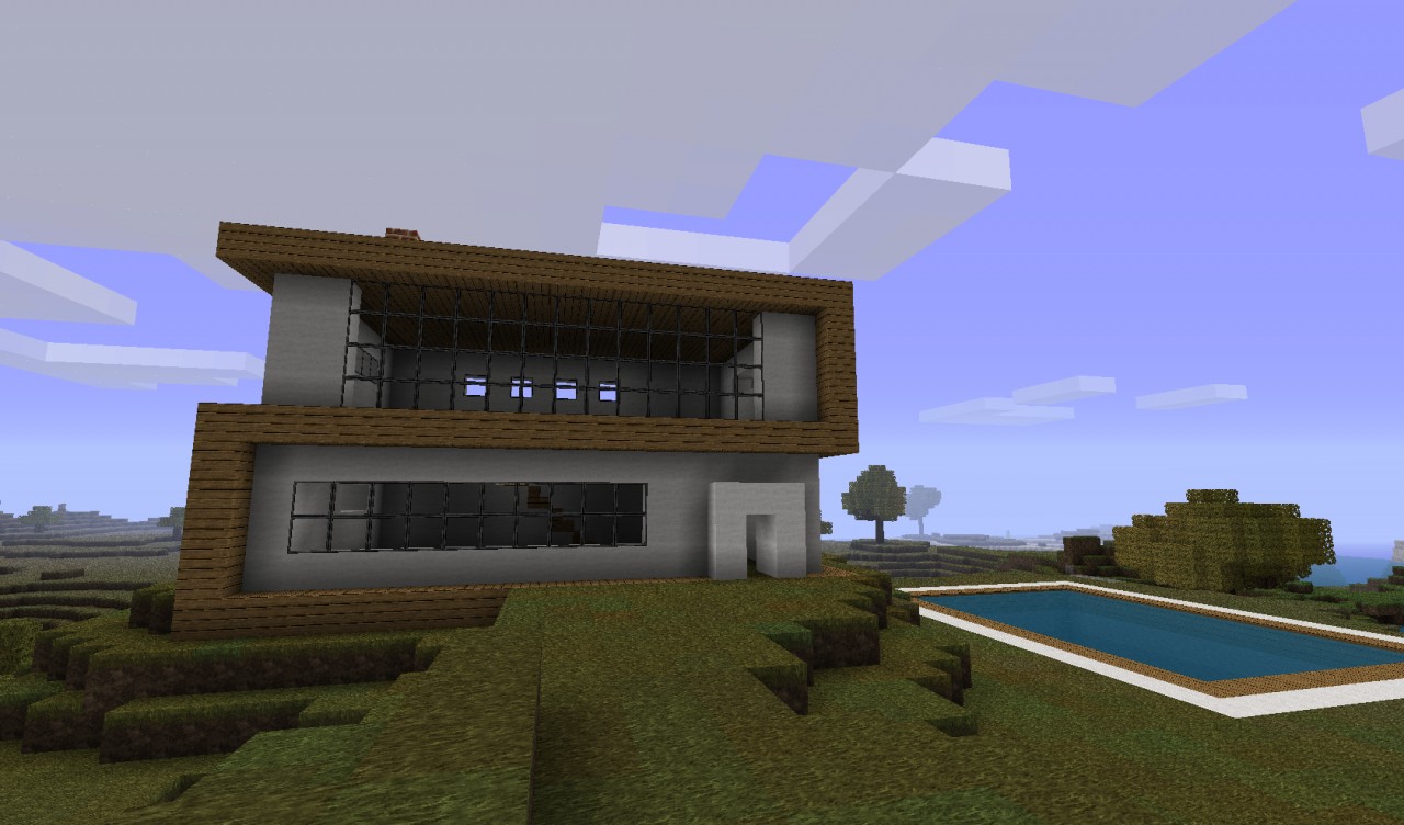 modern house designs Minecraft Project