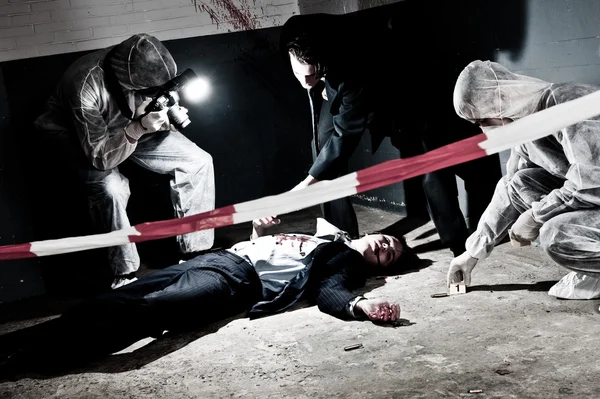 Murder scene