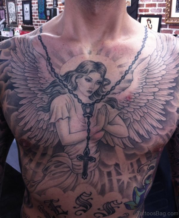 Attractive Chest Tattoo