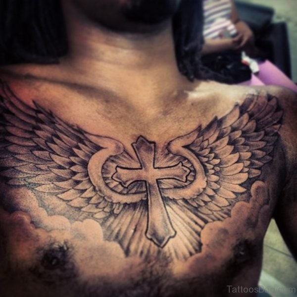 Cross Wings Tattoo