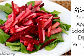 Raw Beet & Apple Salad with Dijon Vinaigrette Recipe