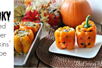 Spooky Stuffed Peppers Pumpkins Recipe