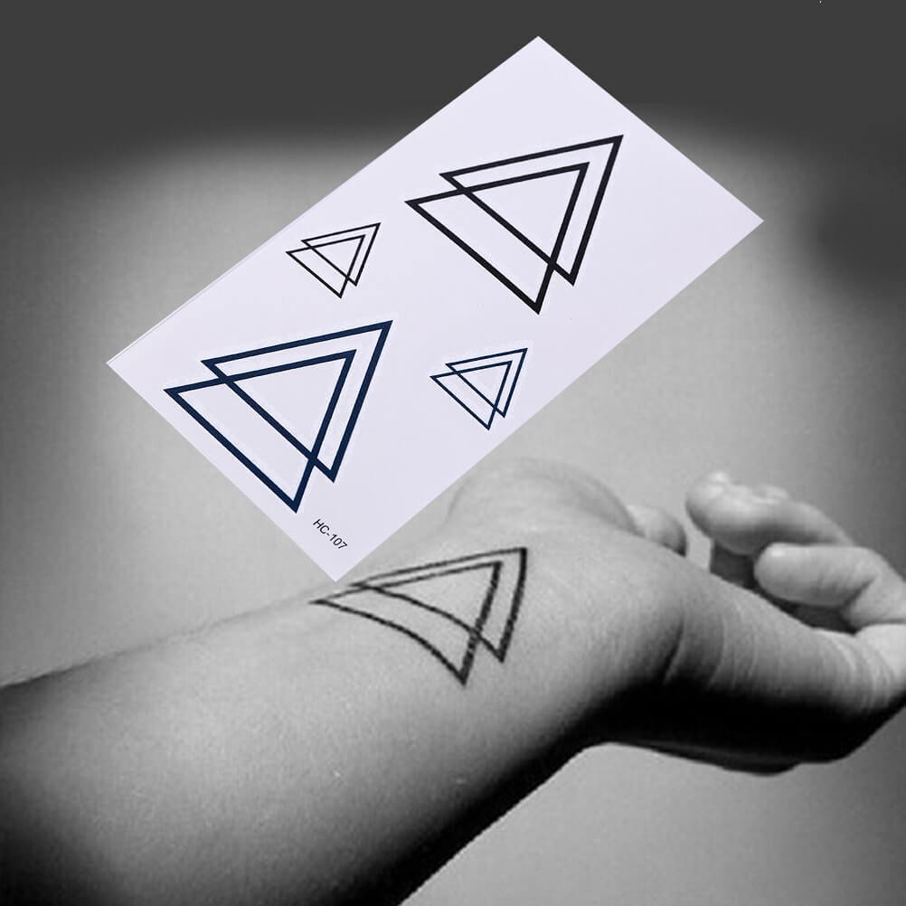 Triangle Geometric Tattoos