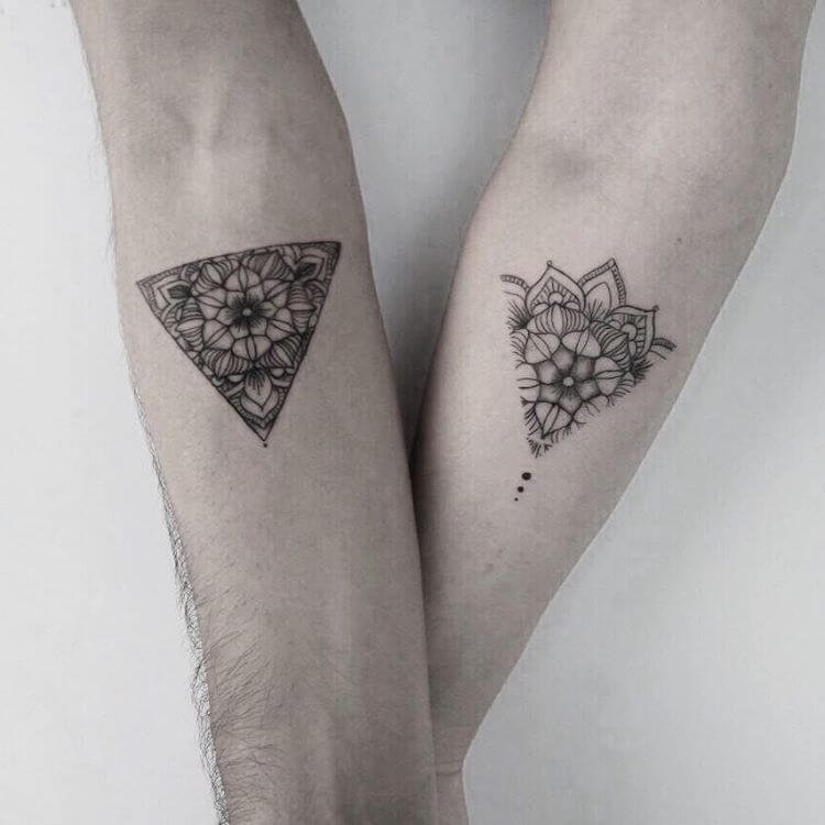 Triangle Geometric Tattoos