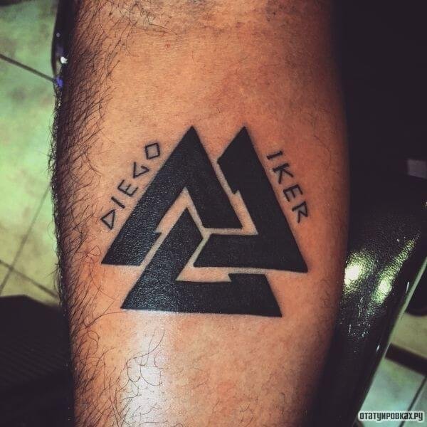 Triangle Geometric Tattoos