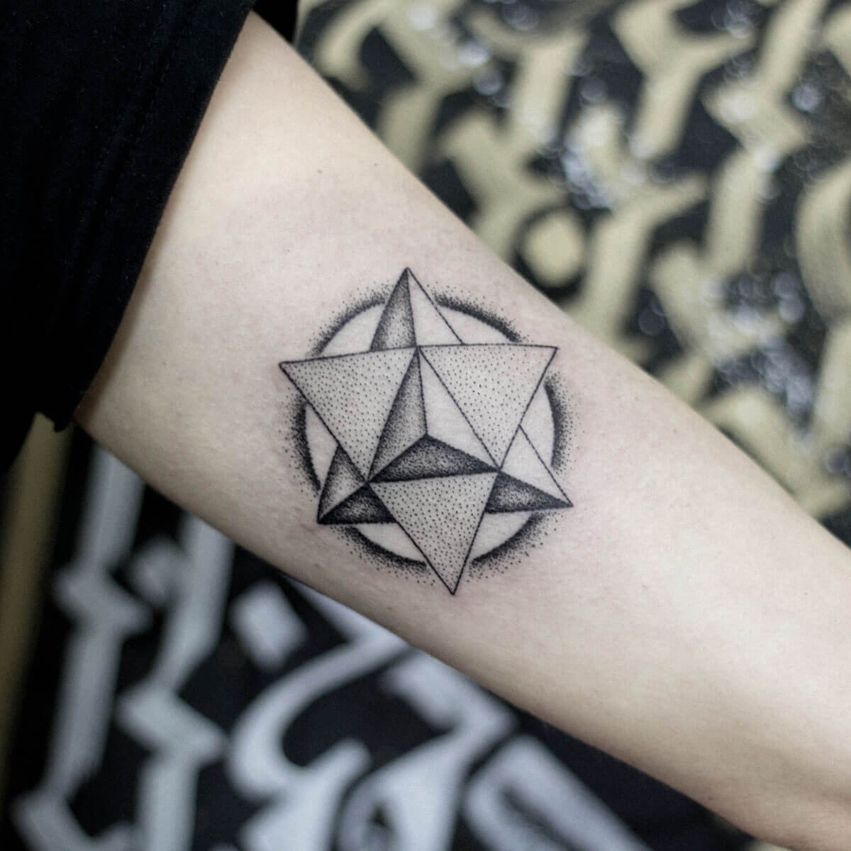 Triangle Geometric Tattoos