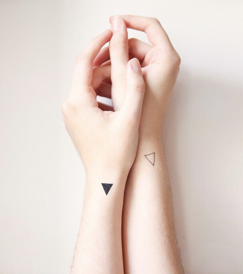 Triangle Geometric Tattoos