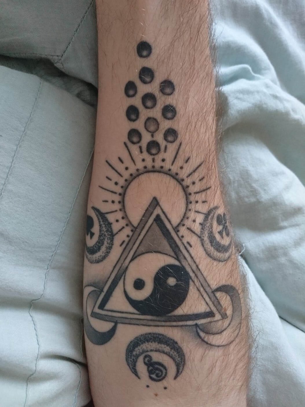 Triangle Geometric Tattoos