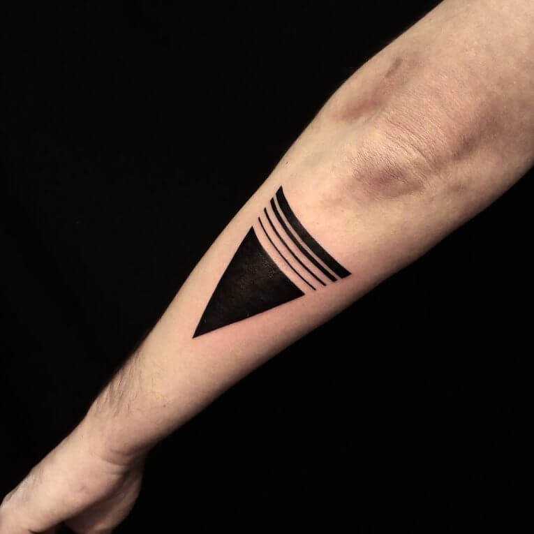 Triangle Geometric Tattoos