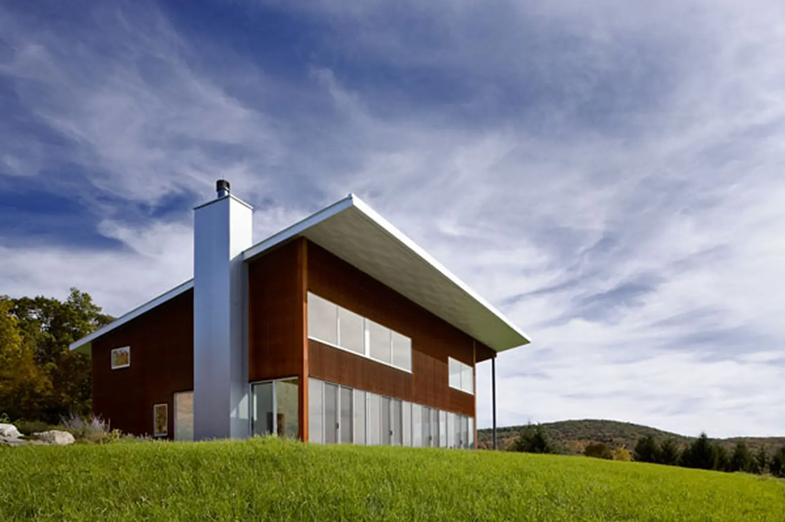 Gates Merkulova Architects, weathered skin, House on the Hil, NYC-based art collectors, old farmhouse, Columbia County, passive home, energy-efficient home