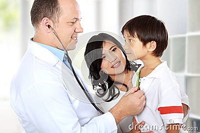 Doctor with his patient